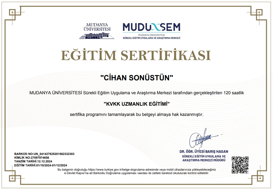 KVKK Sertifika